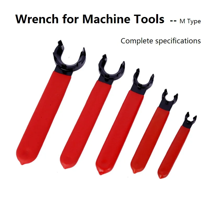 

M Type ER Collet Nut Wrench ER8M/ER11M/ER16M/ER20M/ER25M Engraving Machine CNC Milling Tool Lathe Tools ER Spanner 1PC