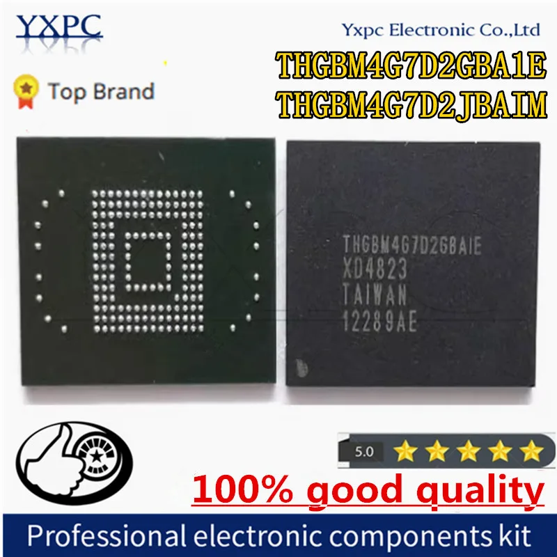 

THGBM4G7D2GBA1E THGBM4G7D2JBAIM 16G BGA169 EMMC 16GB Flash Memory IC Chipset with balls