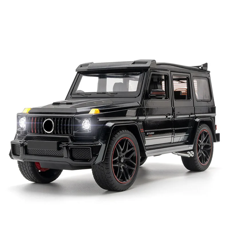 

1/18 Alloy G800 SUV Simulation Car Model Diecast Metal Off-road Car Model Sound Light Vehicles Boys Gift Toy