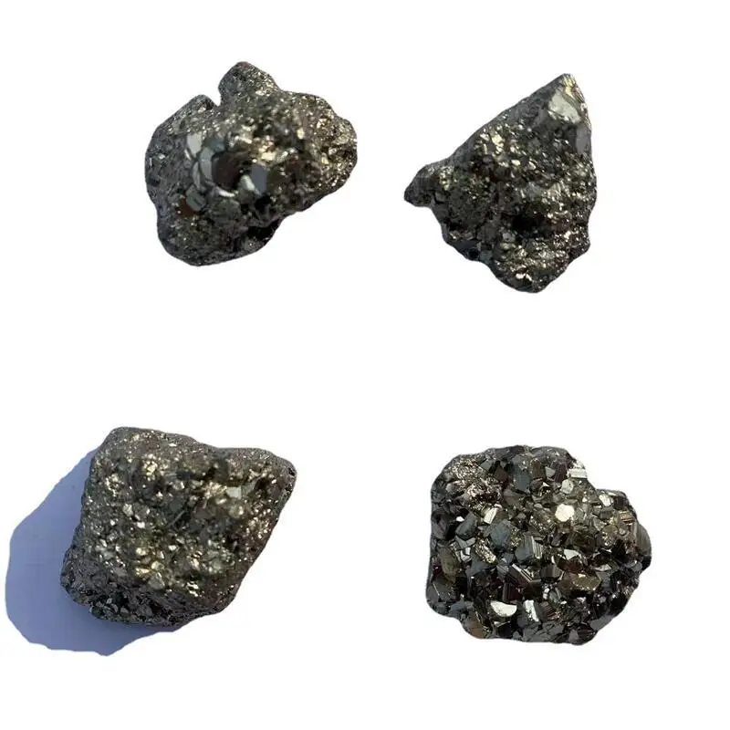 

500g Natural Pyrite Crystal Rough Stone Raw Gemstone Mineral Specimen Irregular Crystal Reiki Healing