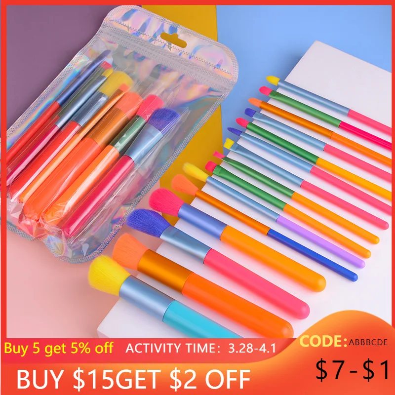

15PCS Makeup Brush Full Set of Portable Makeup Brush Foundation Eyeshadow Make Up Brush Set Blush Professional Beauty Tools