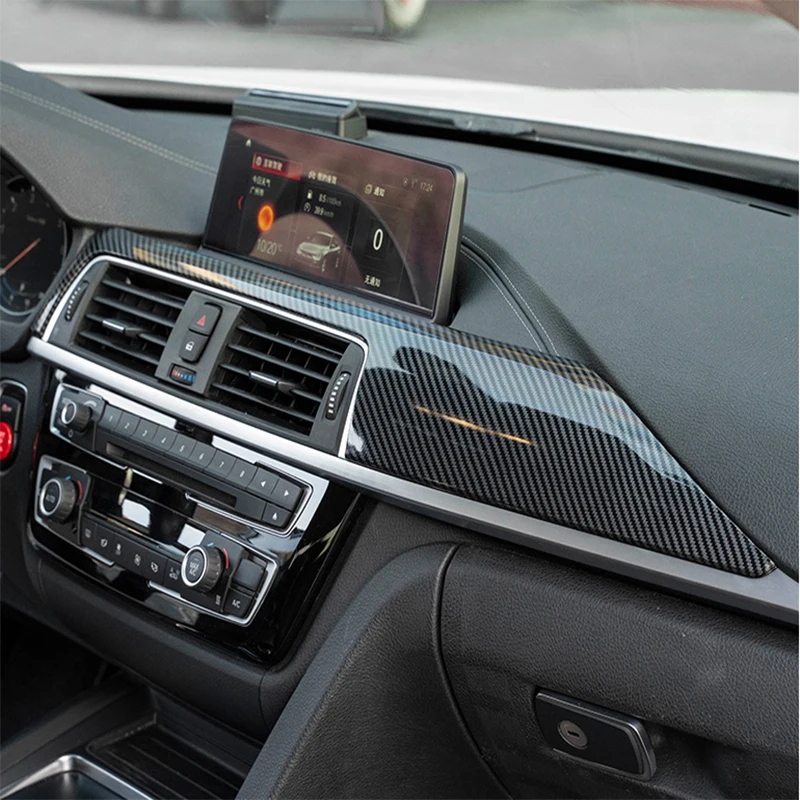 Автомобильная центральная консоль из углеродного волокна кондиционер панель