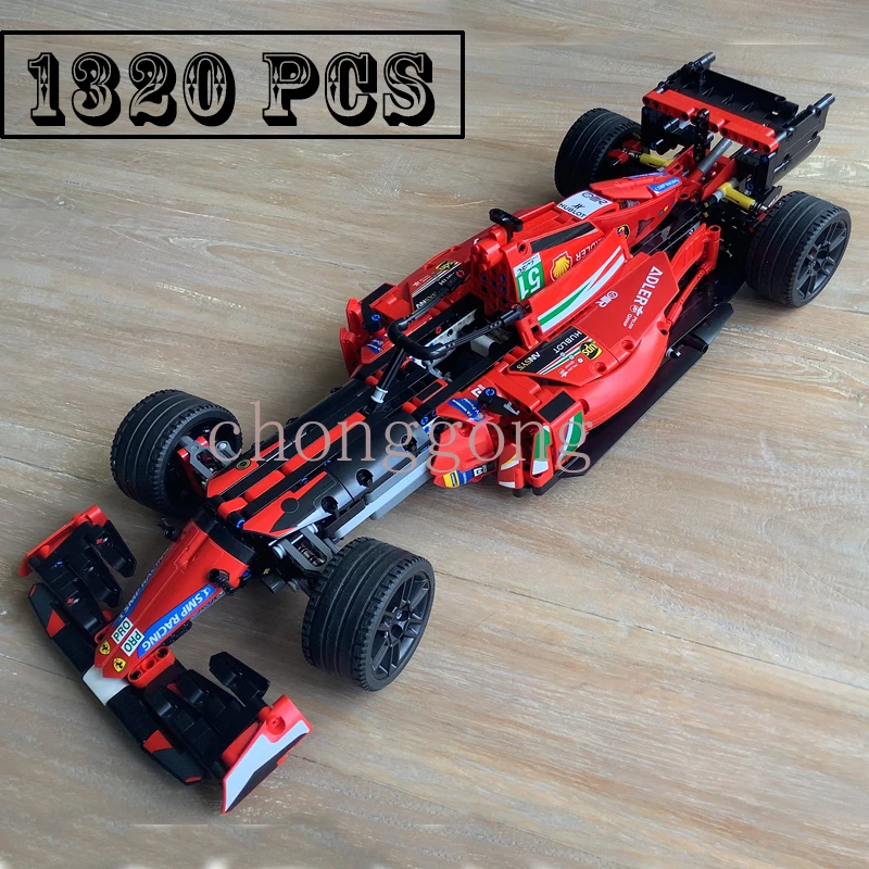 

NEW 1:10 Super Speed Car Formula 1 Race Car Model 1320PCS Fit 42125 Building Kits Blocks Bricks Figures Toys Children Kid Gifts