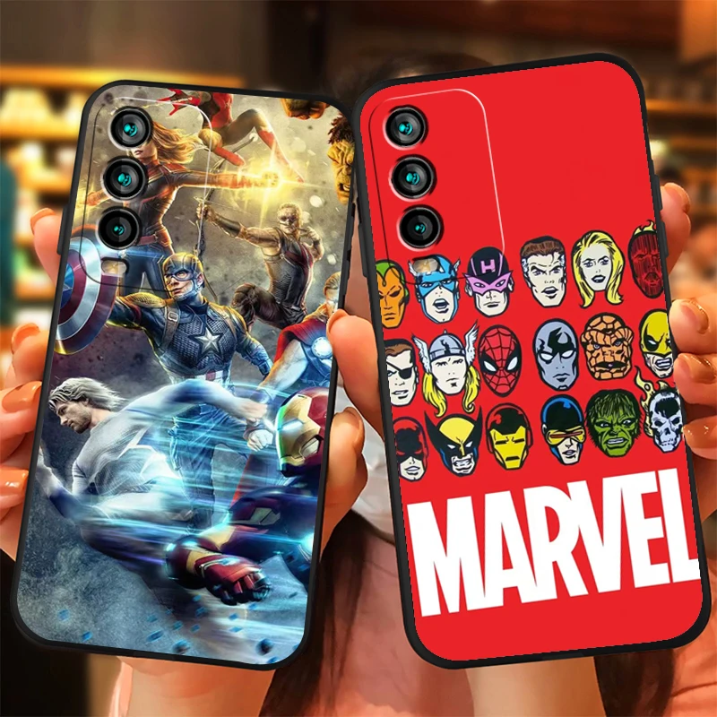 

Marvel Iron Man Spiderman Phone Cases For Xiaomi Redmi 7 7A 9 9A 9T 8A 8 2021 7 8 Pro Note 8 9 Note 9T Cases Soft TPU Coque