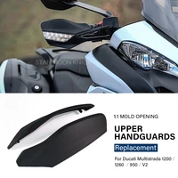 motorcycle upper handguards for ducati multistrada 950 v2 multistrada 1200 1260 hand guards fairing kit protector windshield