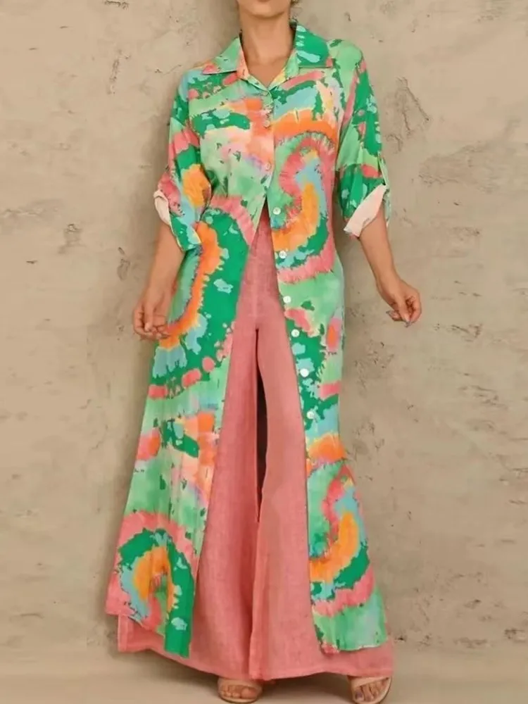 

2 Piece Suits Dashiki Traditional African Clothing Two Piece Set Women Africaine Print Dress And Pants Sets African Clothes