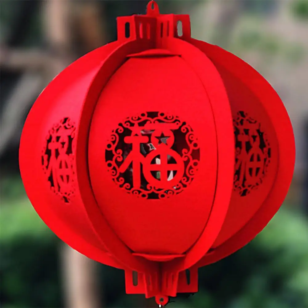 

Good Festival Red 25/30cm Luck Lantern Chinese New Year Spring Celebration Decor