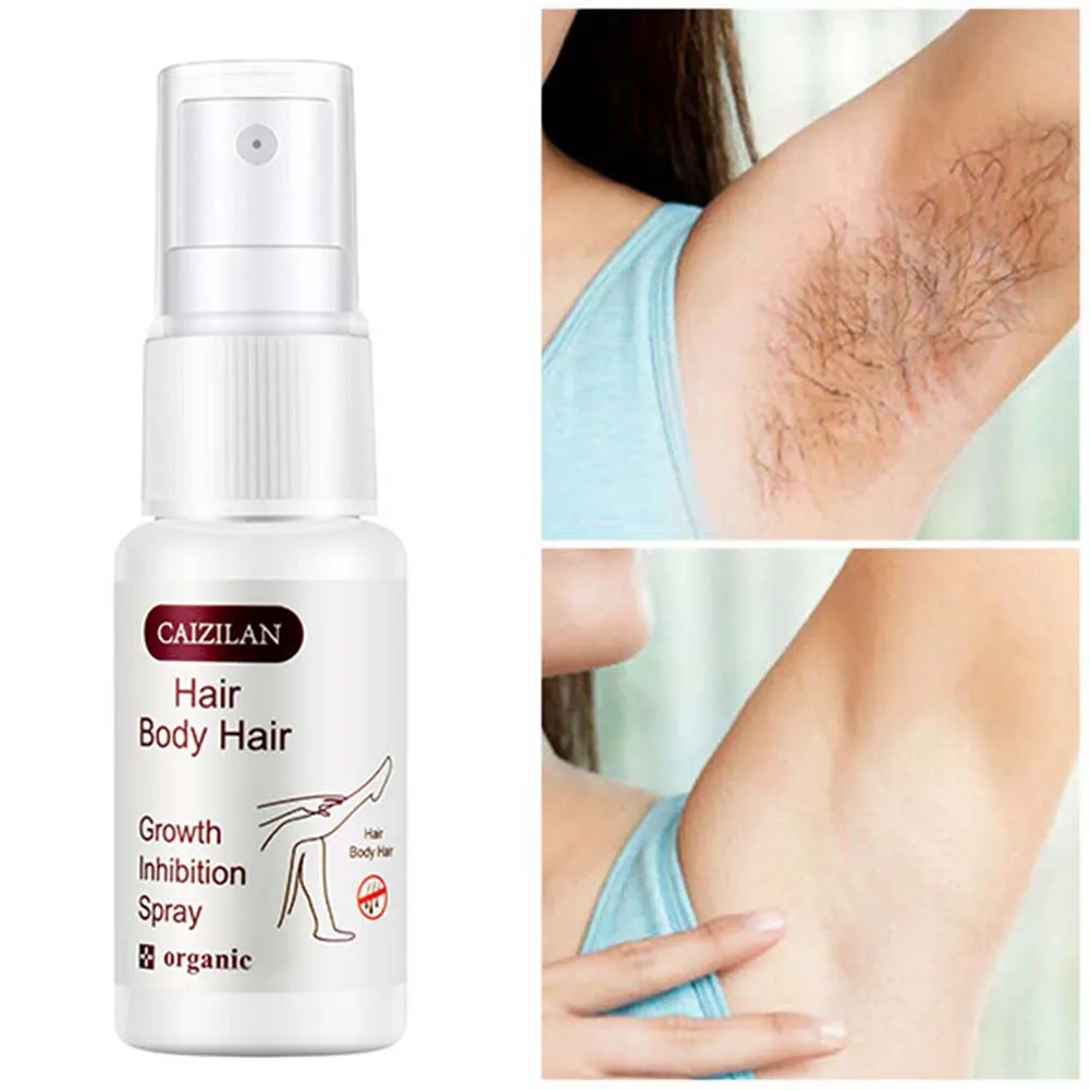 

Hair Growth Inhibition Spray Painless Hair Removal Stop Growth Spray For Arms Underarms Legs Back Hair Regrowth Inhibitor 20ml