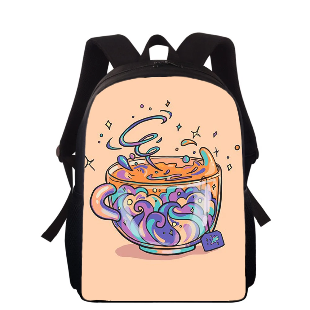 cute cartoon Cup animal 15” 3D Print Kids Backpack Primary School Bags for Boys Girls Back Pack Students School Book Bags