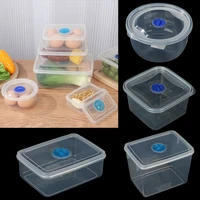 plastic vent holes cover food kids school dinnerware bento box meal storage container prep lunch boxes picnic snack