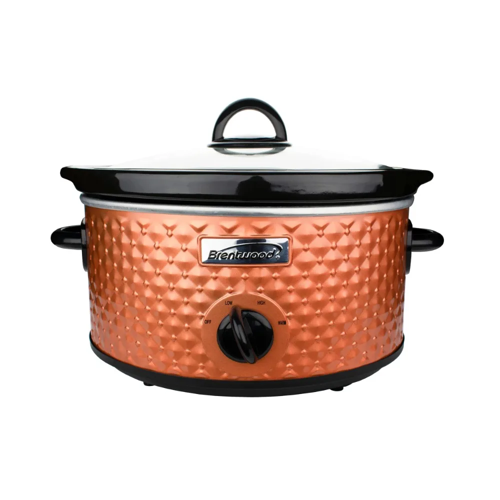 

Brentwood SC-136C 3,5 кварта с алмазным рисунком, коричневая