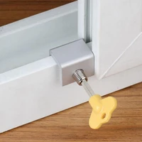 door window sliding sash lock stopper cabinet locks hardware limiter window lock translation screen lock child tools wholesale
