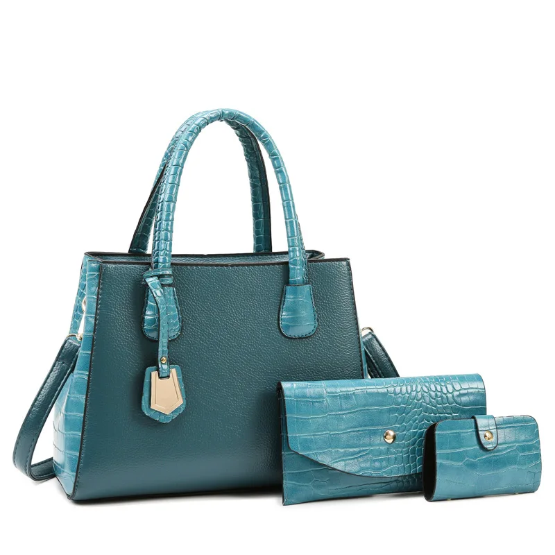 

3Psc Set Women Handbags Large Capacity Women Bag Ladies Leather Tote Shoulder Bags Purses and Handbags Luxury Designer Bags