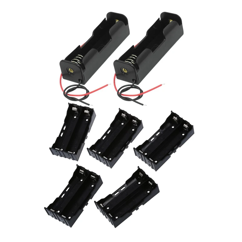 

2 шт., плоские наконечники для батарей 18650, 5 шт., 2X3,7 в 18650