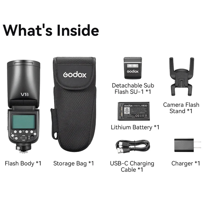 Беспроводная вспышка Godox V1 Pro V1Pro TTL для камеры