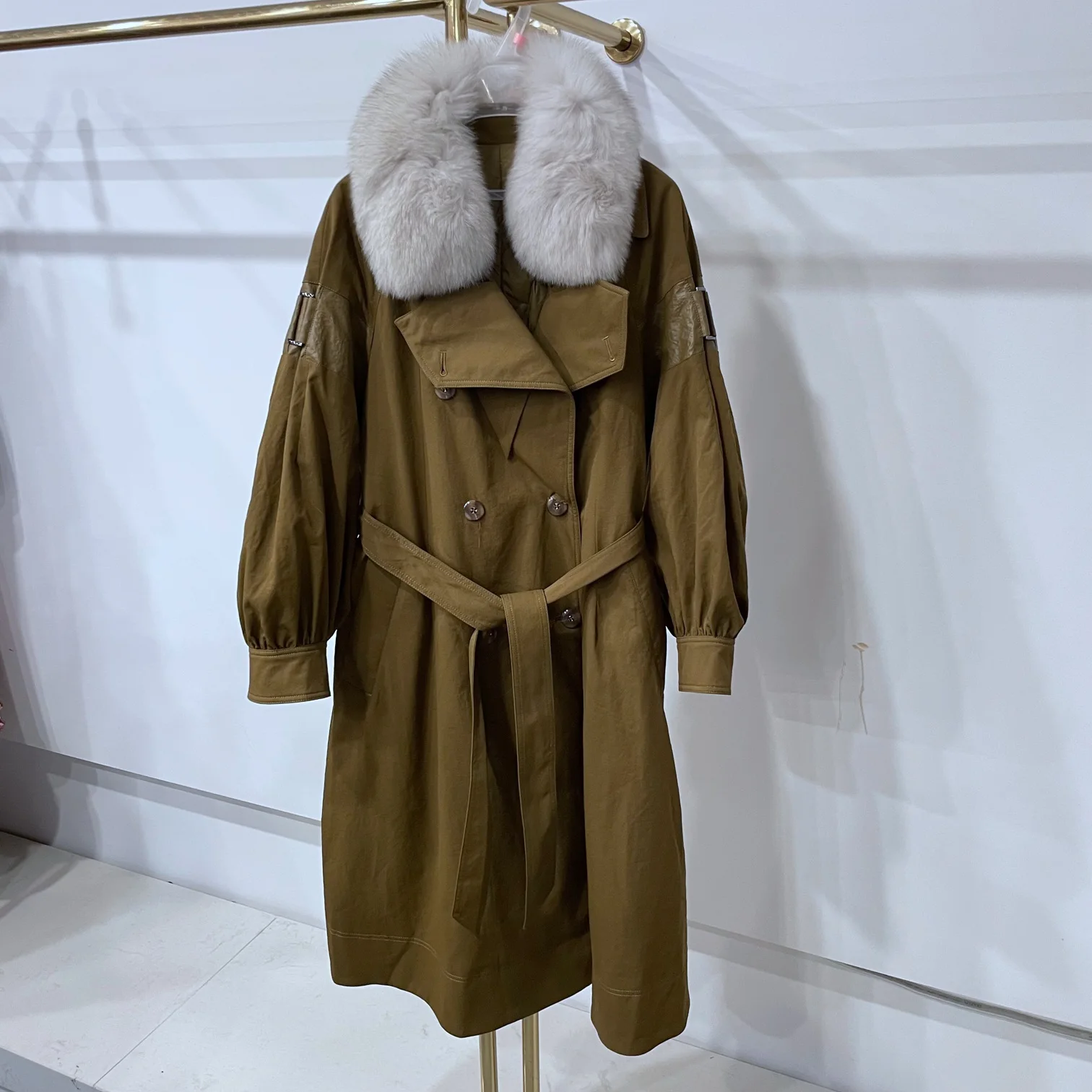 Counter Same Sle GUI 602 пуховик Parker из гусиного лисьего меха пальто верхняя одежда новинка