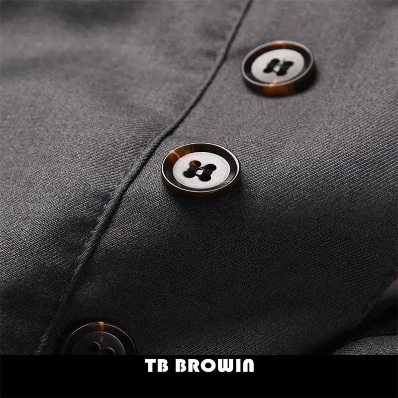 Мужские костюмные брюки TB BROWIN thom Классические деловые повседневные в полоску