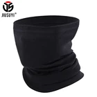 Ветрозащитная Флисовая теплая бандана однотонная маска для лица шарф Лыжная походная снегоход шейный обогреватель гетры повязка на голову для мужчин женщин зима