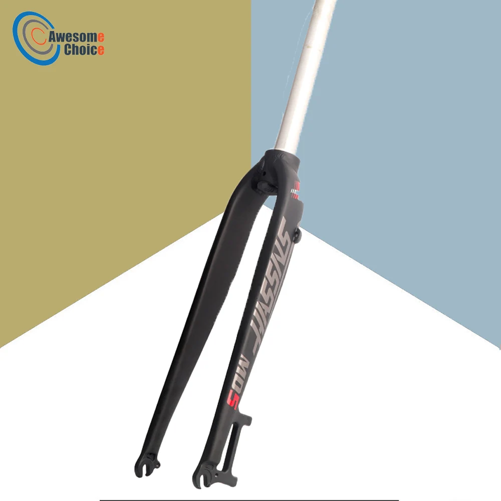 

HASSNS Mountain Bike Front Fork Bicycle Aluminum Alloy Hard Fork 26 27.5 29 Inches Pure Disc Brake Version Ultra Light MD5