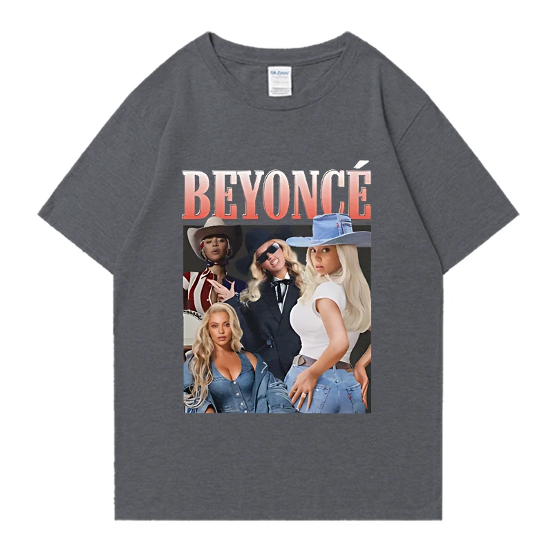 Винтажная футболка Beyonce Cowboy Carter мужская и женская модная одежда футболки с
