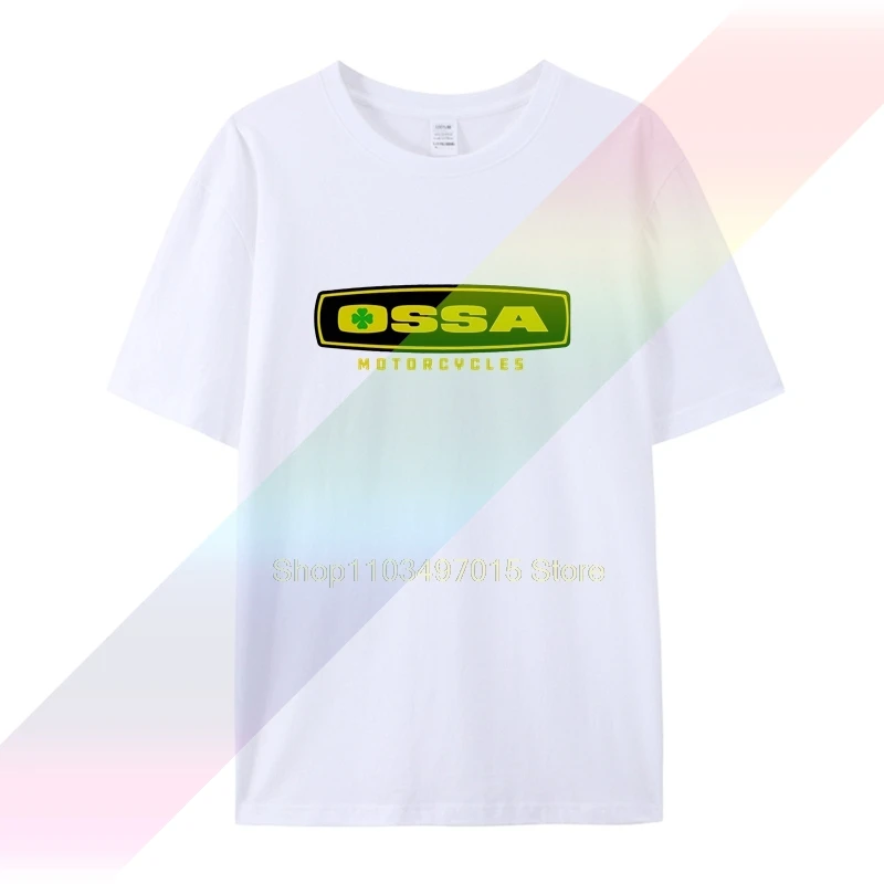 OSSA Мужская черная S 3XL футболка Хлопковая с трафаретной печатью на заказ