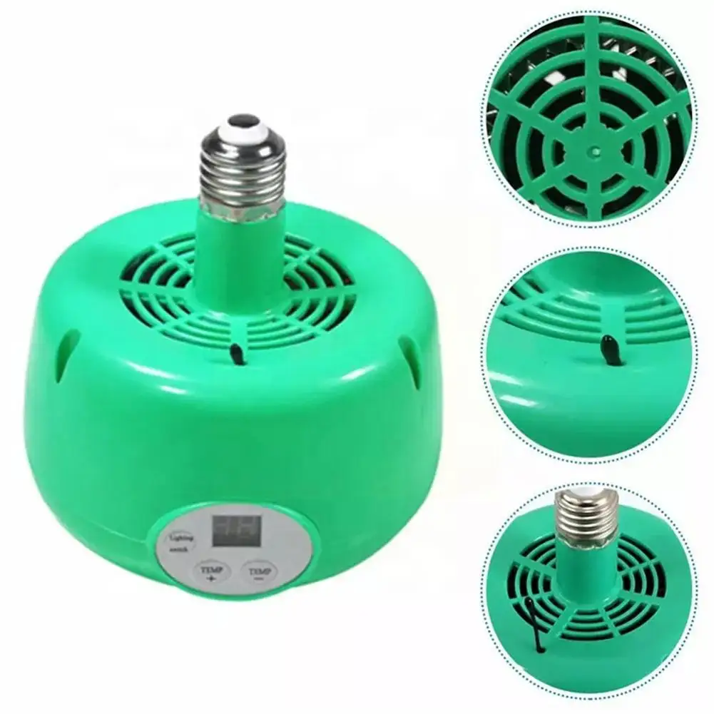 

300w Cultivation Heating Lamp Warm Light For Chicken Pig Poultry Temperature Controller Heater Incubator Farm Animal Supply K0b1