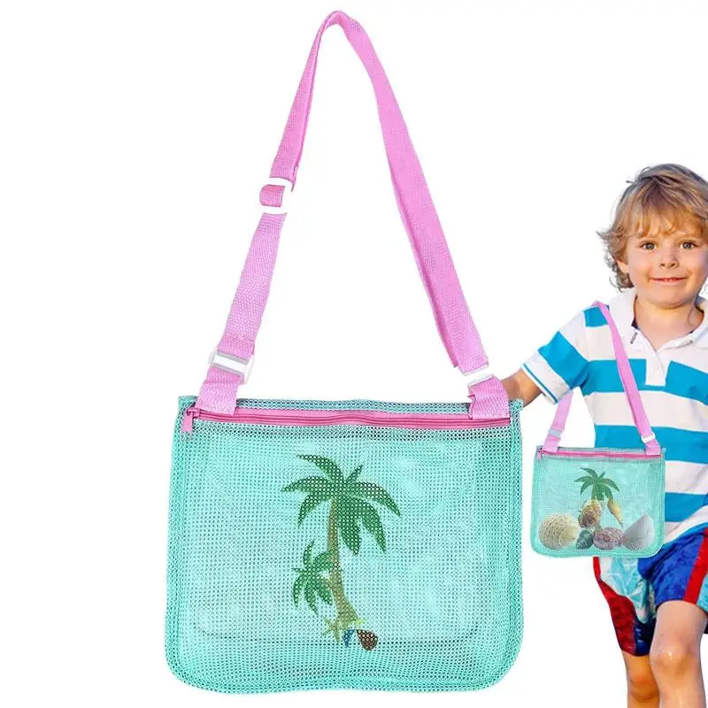 

Многоразовые Милые Пляжные Сумки-тоуты, мешок на молнии для пляжа, дорожная сумка для детей, товары для пляжа