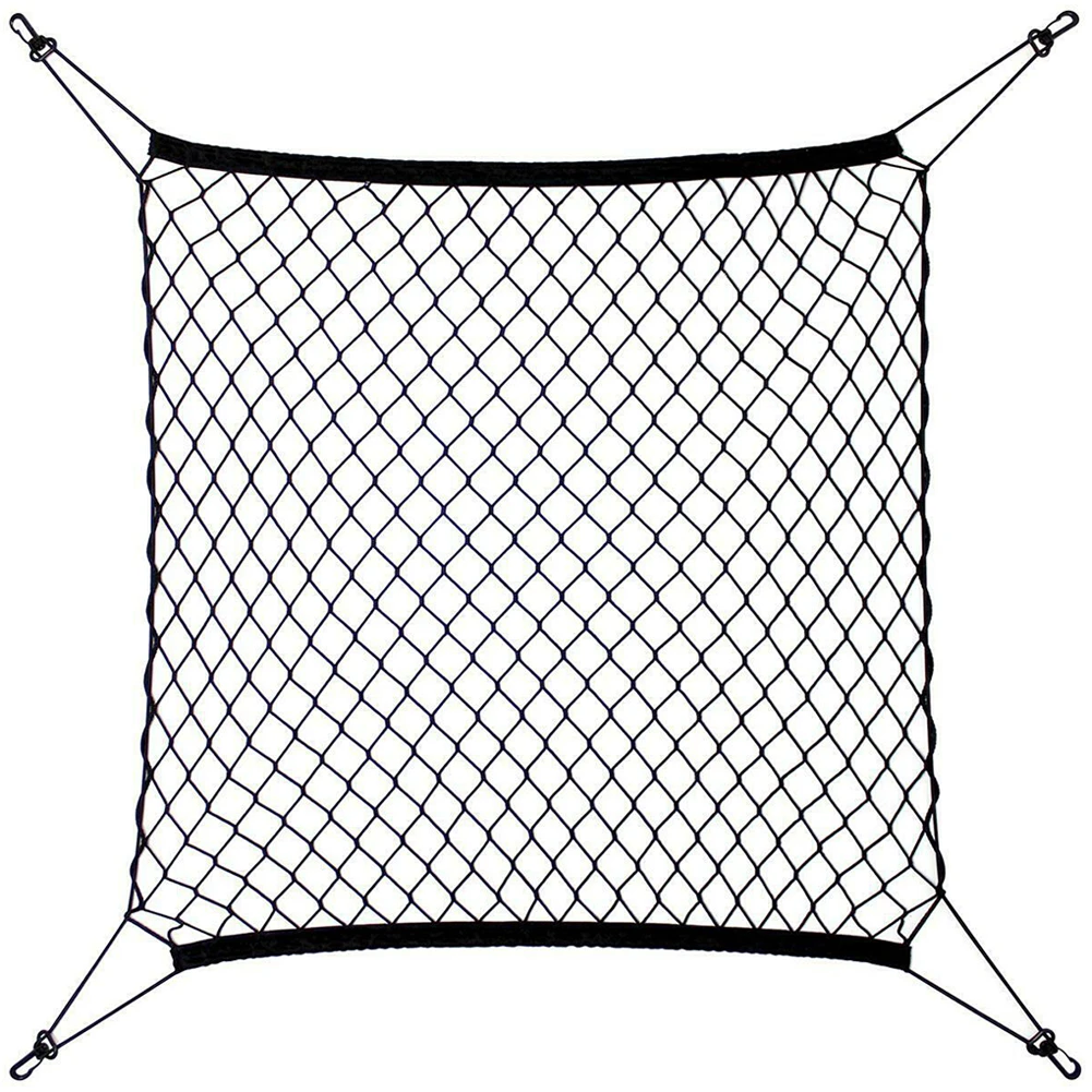 High Quality Durable Elastic Net Cargo Storage Net Tight-Fitting Black Elastic Floor Elastic Floor Car Boot Net