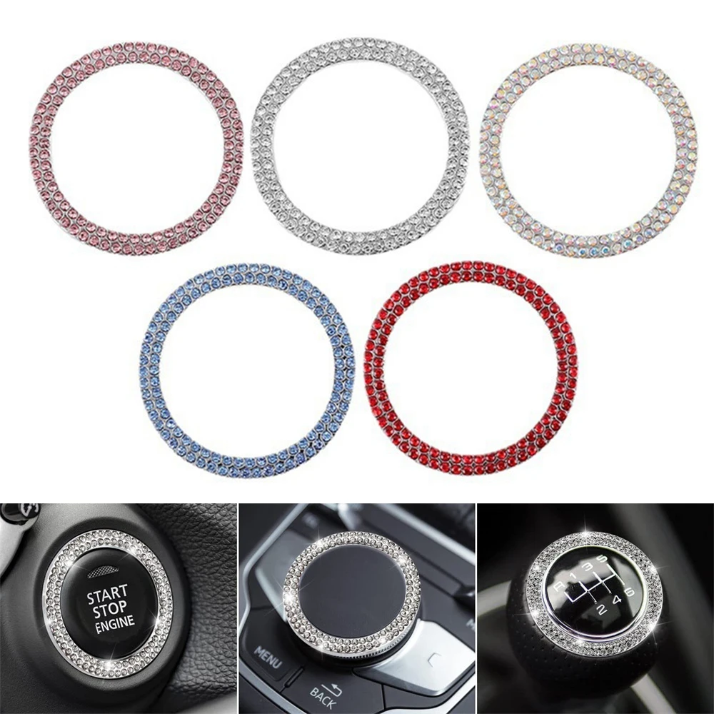 Кнопка запуска автомобиля декоративные наклейки для Skoda Superb Fabia Octavia Rapid Yeti Combi Karop