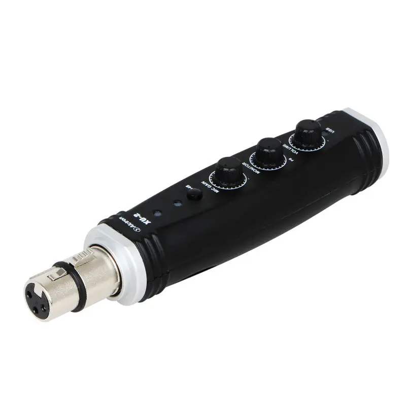 

Usb-конвертер Alctron XU-2 MKII, преобразователь XLR в USB-микрофон, предусилитель, компьютерный аудио-интерфейс, цифровой аудиоконвертер с блоком пита...