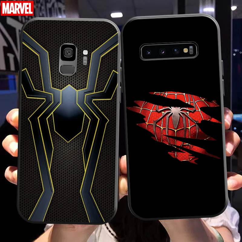 

Spiderman Logo Phone Case For Samsung Galaxy S10 S10E S10 Lite S9 S8 Plus Samsung S10 5G Soft Back Silicone Cover Coque Carcasa