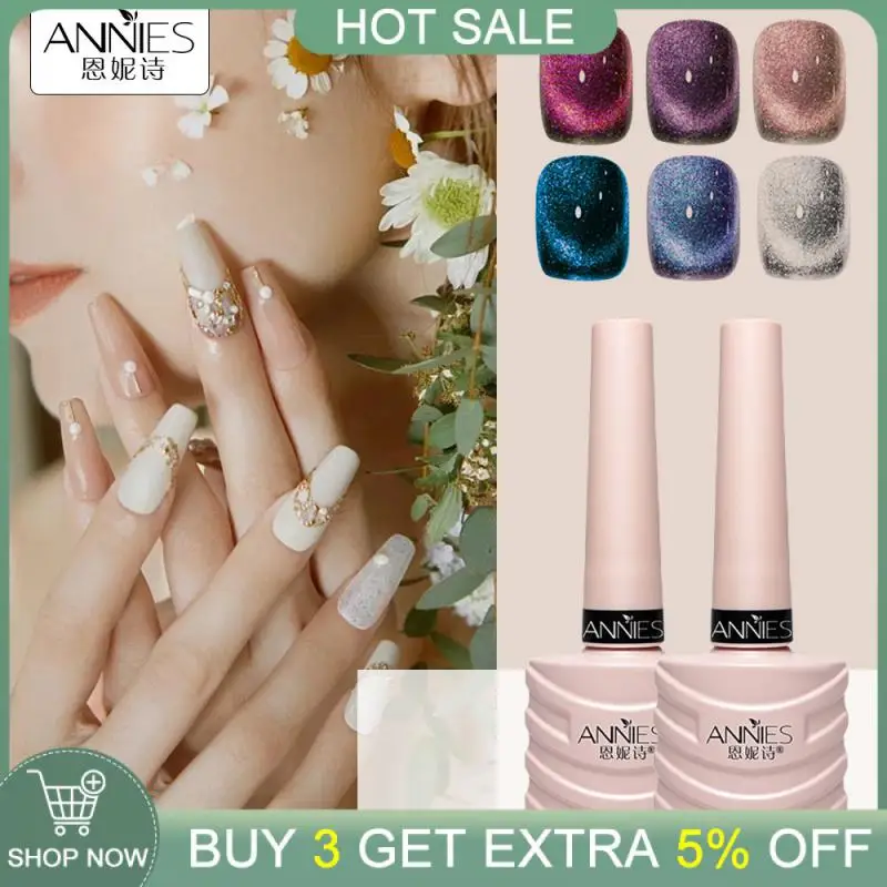 Sparkling Glitter Nail Polish Gel Soak Off Uv Led Gel Cat Eye Nail Polish 10ml Nail Accessories Elf Fairy Gel Nail Polish