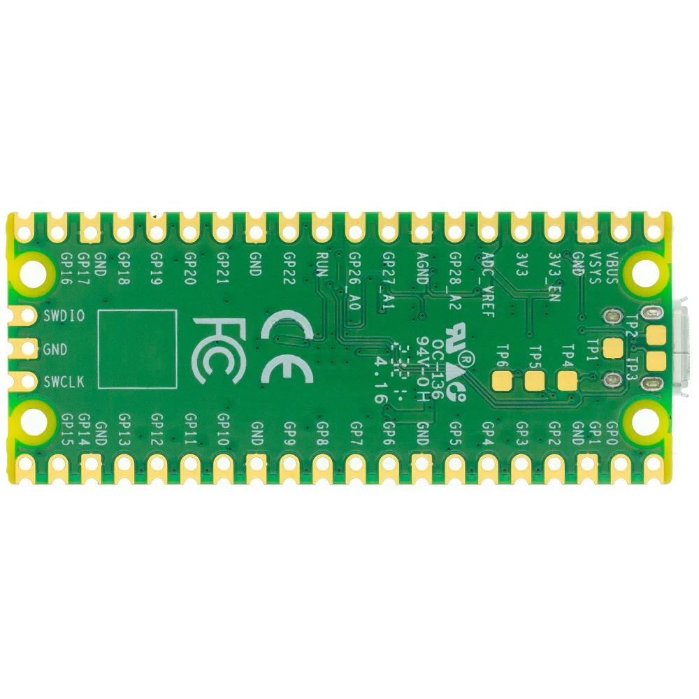 Raspberry Pi Pico Board RP2040 TYPE-C / MICRO Dual-Core 264KB ARM микрокомпьютеры с низкой мощностью