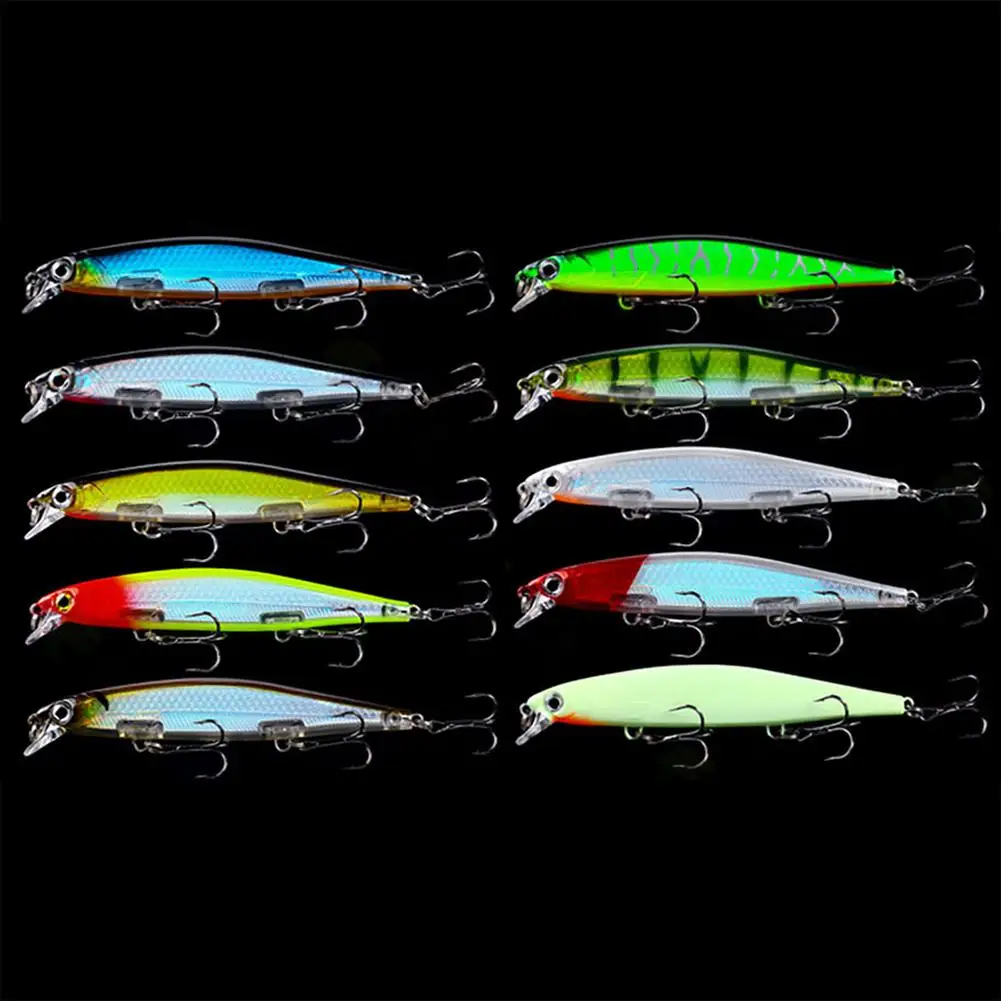 

Minnow Fishing Lures 11cm 13g Long-casting Artificial Bionic Fake Bait Outdoor Fishing Tackle Accessories