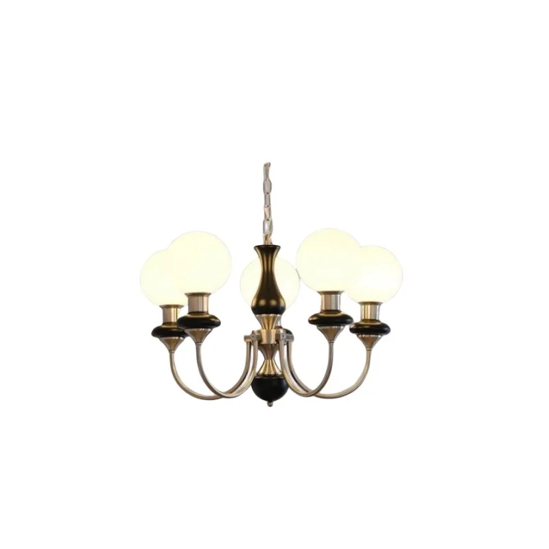 Французская Ретро роскошная черная люстра для гостиной волшебная Bauhaus