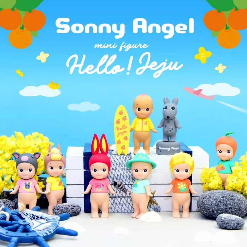 

Sonny Angel глухая коробка Hello Jeju Island Series таинственный сюрприз Box, Коллекционная модель из ПВХ, статуэтка, кукла, детская игрушка, подарок