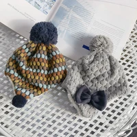 new autumn and winter infants boys and girls baby plush hats photography props winter accessories for kids infant cap