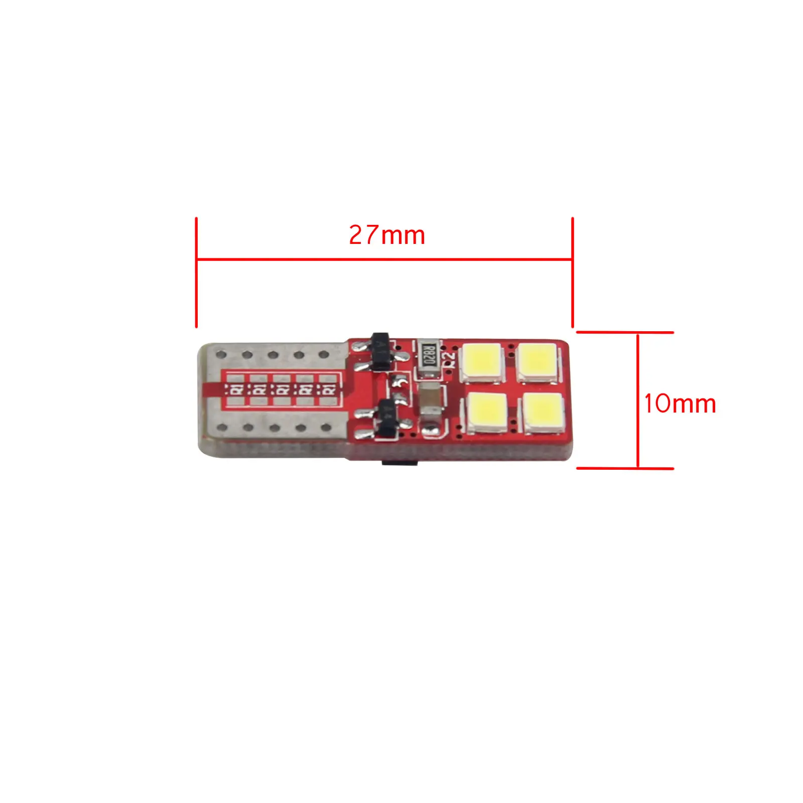 1X Белый RV T10 W5W фсветильник заднего хода без ошибок 12V-24V 8 3030 SMD СВЕТОДИОДНЫЙ 280 285 447