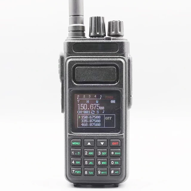 

7.4V RB-T1 VHF 136-174MHz UHF 400-520MHz Portable Handheld Walkie TalkieProfessional Radio Two-Way Walkie Talkie