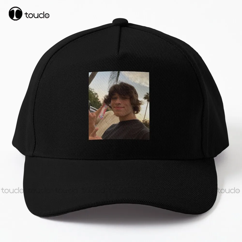 

Chris Sturniolo Trending Baseball Cap Party Hats Hip Hop Trucker Hats Street Skateboard Denim Color Sun Hats Adjustable Cartoon
