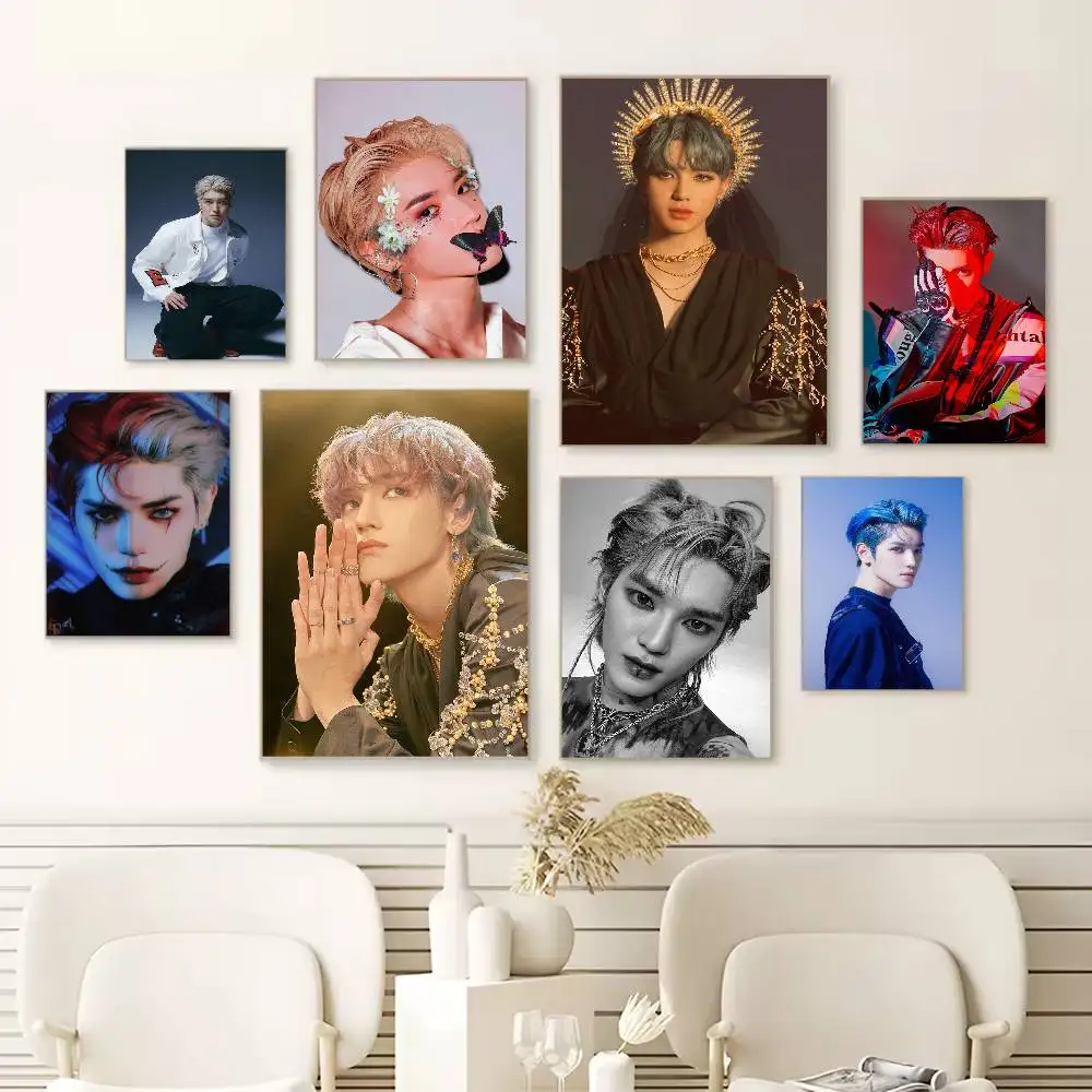 Фото Постер LEE T-Taeyong WYLD HD, самоклеящийся, водонепроницаемый, настенный декор, идеально подходит для дома, офиса, общежития, в подарок №1