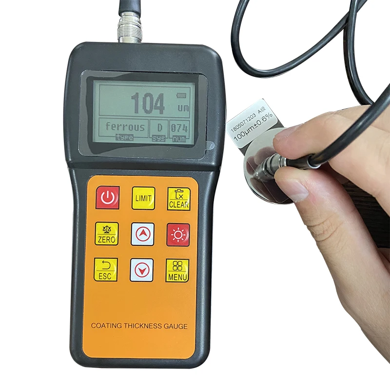 

China ndt ultrasonic thickness measuring device yushi um-1d ultrasound thickness meter with coating mode