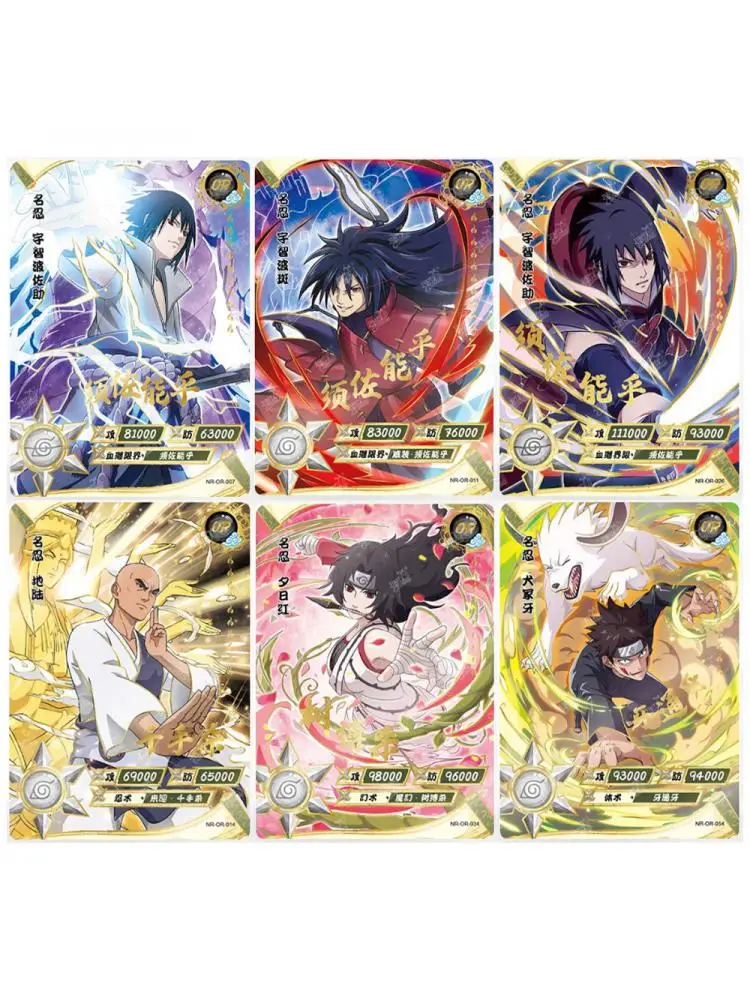 

KAYOU Genuine Naruto OR Card Red Lotus Uzumaki Naruto Sasuke Ghost Lantern Magic Moon Collection Card