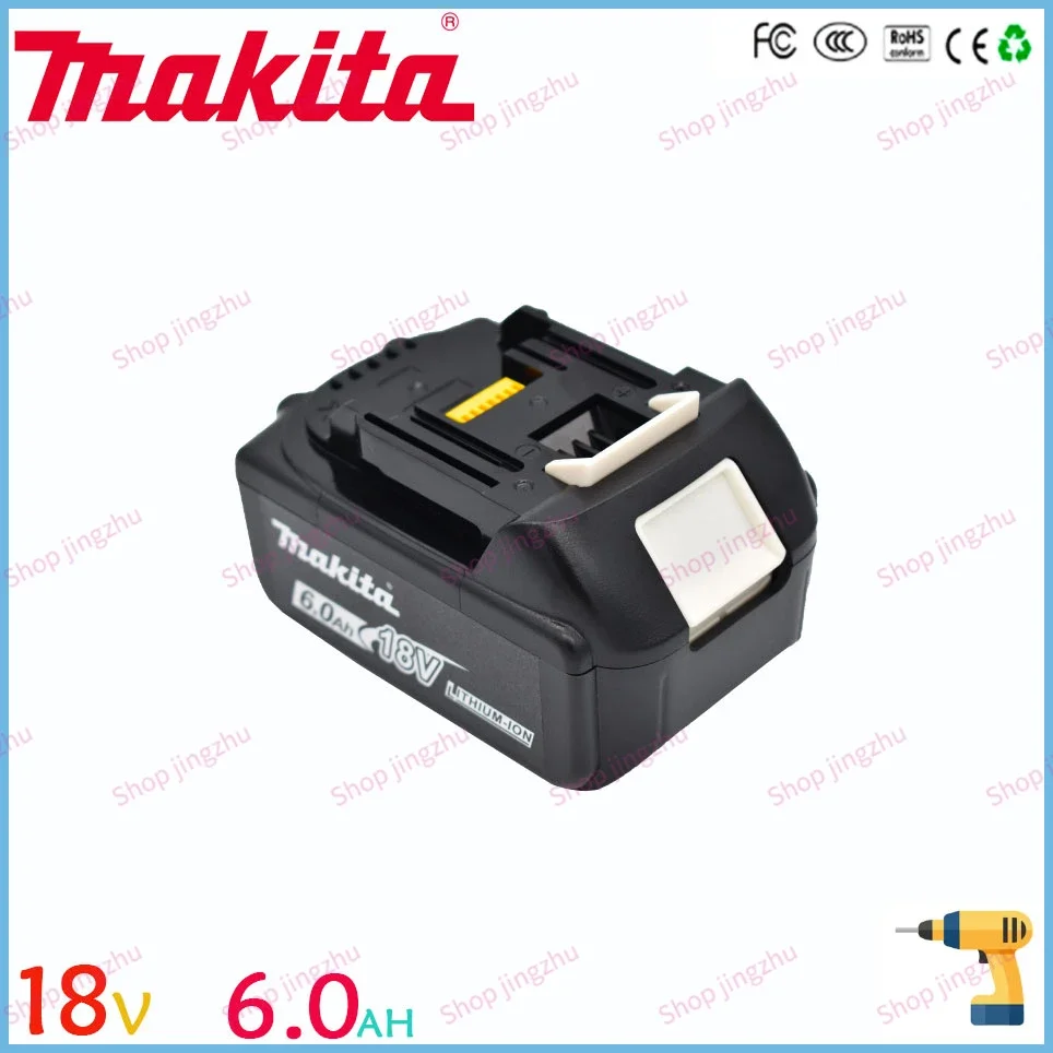 

Оригинальная литий-ионная сменная батарея Makita 18 в 6000 мАч, электроинструмент, перезаряжаемая батарея Makita BL1860 BL1850