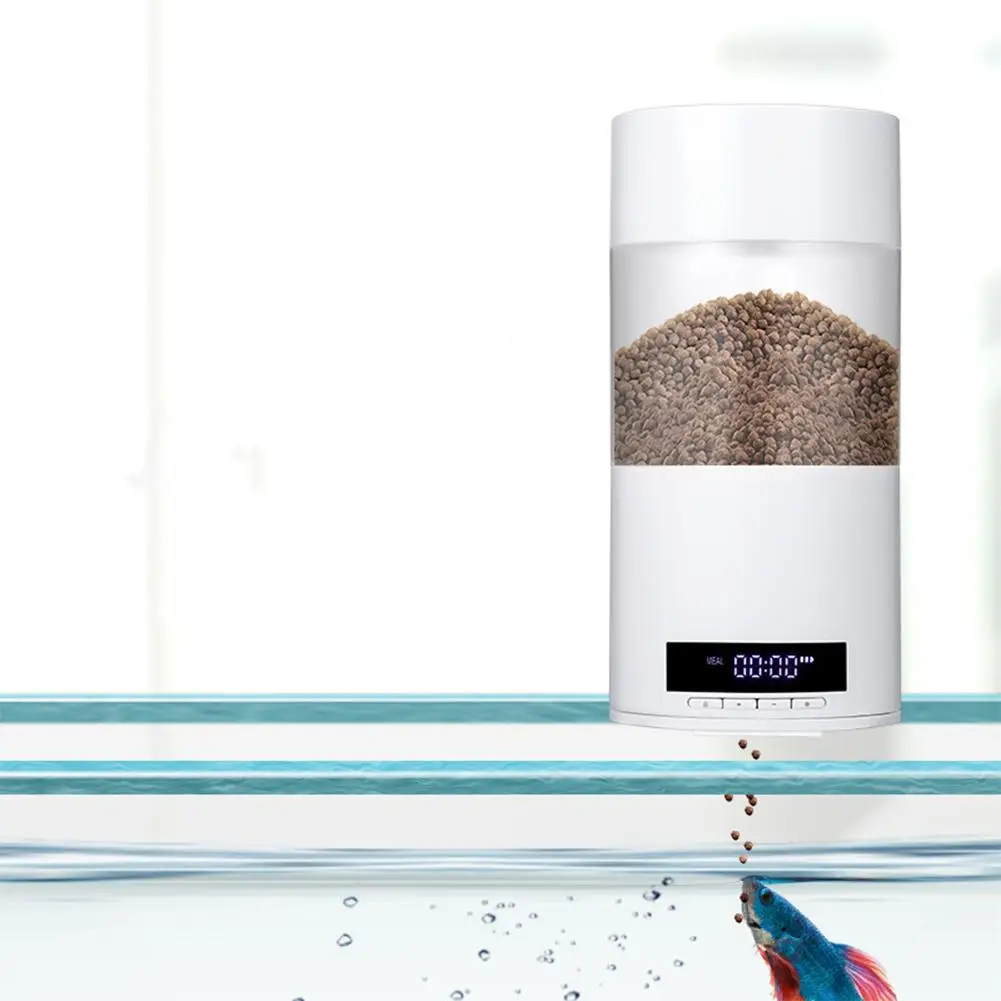 

Usb/battery Automatic Fish Feeder Intelligent Timing Quantitative Fish Food Dispenser Large-capacity Feeding Machine