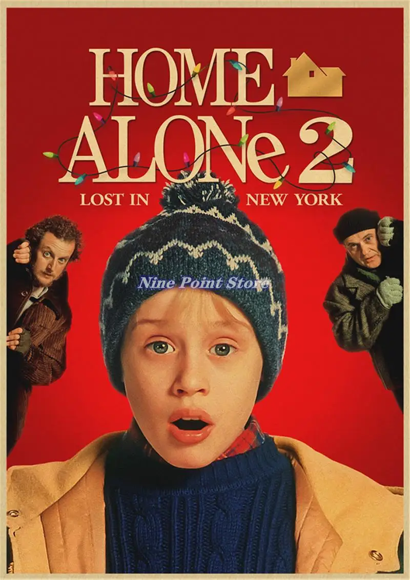 

Ретро постер "Один дома"