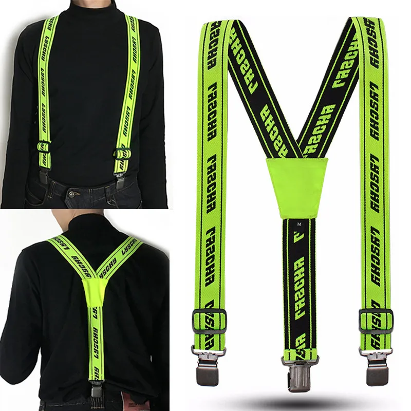 

Y Pants Suspenders High Elastic Adjustable Braces Belt Trousers For Motorcycle Racing Riding Suspender Strap