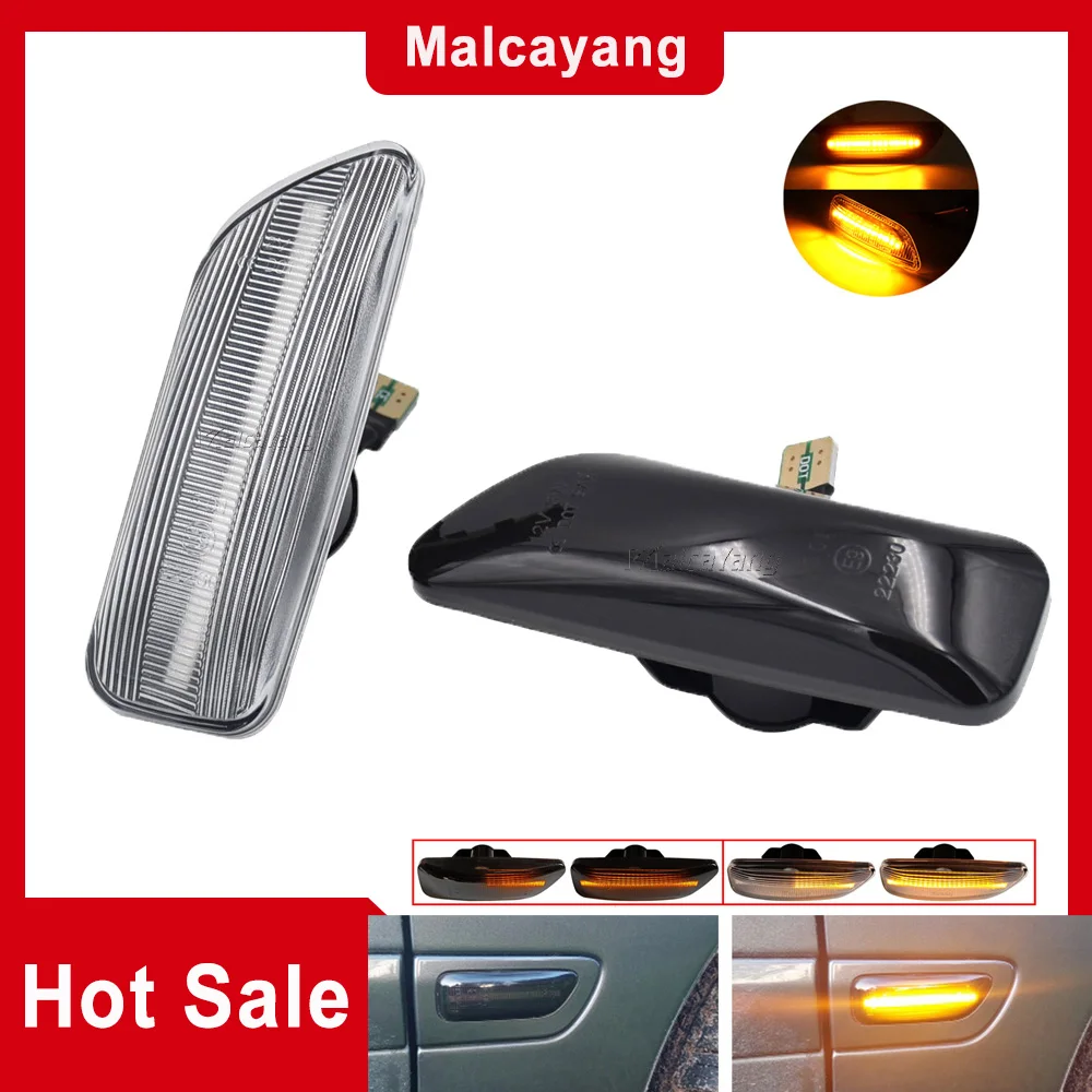 

Turn Signal Blinker Light For Volvo XC90 S80 XC70 V70 S60 2001-2009 30722641 3072264 High Quality Side Marker Lamp LED Dynamic