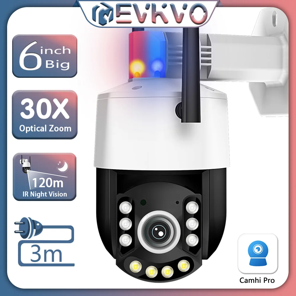 

8MP Security IP Camera 30X Zoom 5MP PTZ Waterproof Home Surveillance Camera CCTV Color Night Vision Auto Tracking WiFi Camera