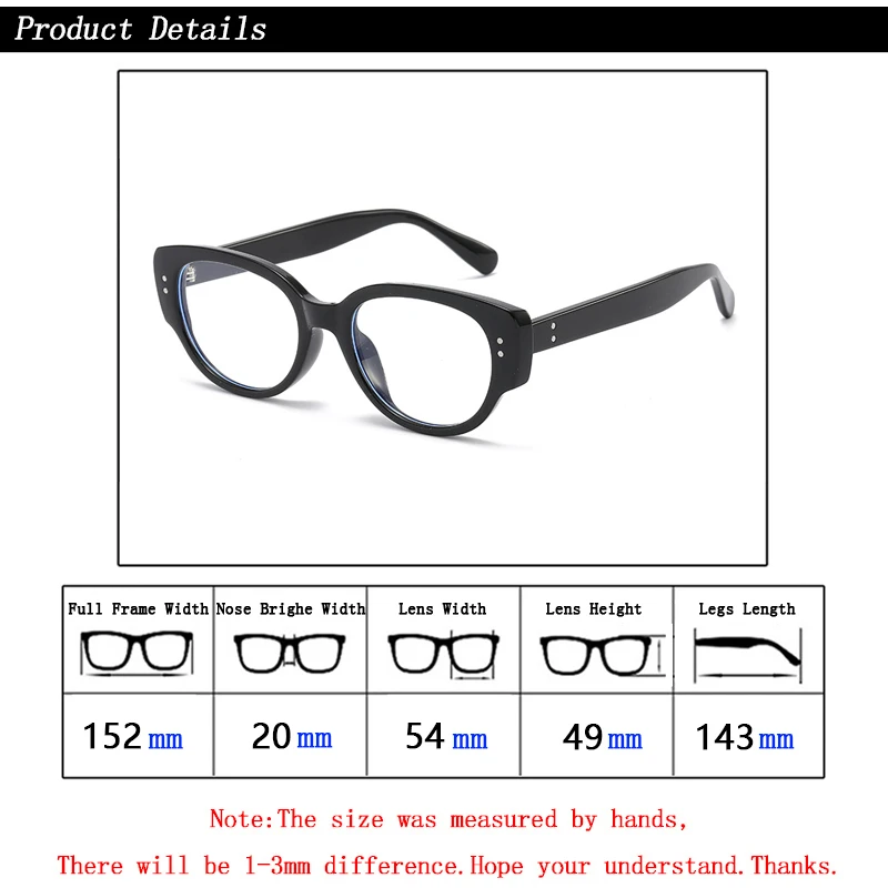 Новые женские модные ретро TR кошачий глаз с защитой от синего света бифокальные